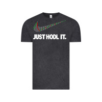 Vintage Black just hodl it Vintage Tee - linhVisuals