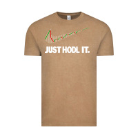 Vintage Coffee just hodl it Vintage Tee - linhVisuals