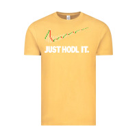 Vintage Mustard just hodl it Vintage Tee - linhVisuals