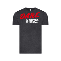 Vintage Black dare Vintage Tee - linhVisuals
