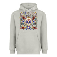 Moon Dust dia de los muertos Heavyweight Hoodie - CowhideDigitalArt