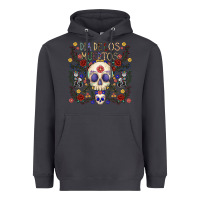 Smoke dia de los muertos Heavyweight Hoodie - CowhideDigitalArt