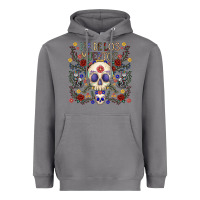Storm dia de los muertos Heavyweight Hoodie - CowhideDigitalArt