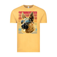 Vintage Mustard retro vintage german shepherd german shepherd dog gift Vintage Tee - linhVisuals