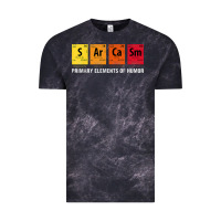 Cloud Black sarcasm elements of humor periodic table graphic Vintage Tee - linhVisuals