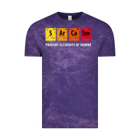 Cloud Purple sarcasm elements of humor periodic table graphic Vintage Tee - linhVisuals