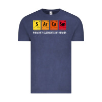 Vintage Denim sarcasm elements of humor periodic table graphic Vintage Tee - linhVisuals