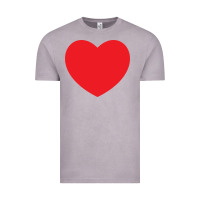 Vintage Zinc big heart Vintage Tee - linhVisuals