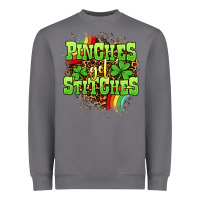 Storm St. Patrick's Day Pinches get stitches Heavyweight Sweatshirt - OliviaCreatesArt