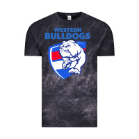 Cloud Black western bulldogs Vintage Tee - linhVisuals