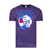 Cloud Purple western bulldogs Vintage Tee - linhVisuals