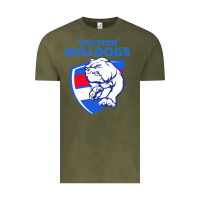 Vintage Olive western bulldogs Vintage Tee - linhVisuals
