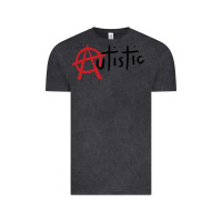 Vintage Black autistic punk Vintage Tee - linhVisuals