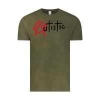 Vintage Olive autistic punk Vintage Tee - linhVisuals