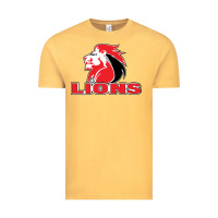 Vintage Mustard lions rugby super league Vintage Tee - linhVisuals