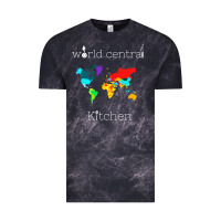 Cloud Black world central kitchen Vintage Tee - linhVisuals