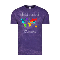Cloud Purple world central kitchen Vintage Tee - linhVisuals