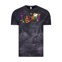 Cloud Black mardi gras teacher Vintage Tee - texasbilliewilder