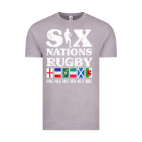 Vintage Zinc rugby 6 nations england france ireland italy scotland wales t shirt Vintage Tee - linhVisuals