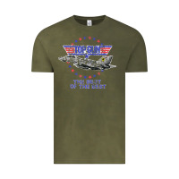 Vintage Olive top gun the best of the best Vintage Tee - linhVisuals