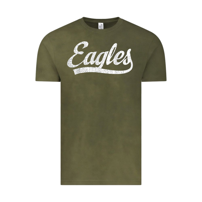 Eagles School Sports Fan Team Spirit Mascot Gift Vintage Tee by linhVisuals | Teevron