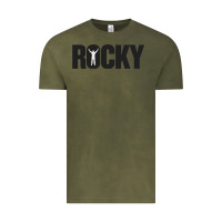 Vintage Olive movie sport rocky Vintage Tee - linhVisuals