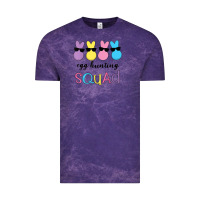 Cloud Purple easter egg hunting squad kindergarten squad girls boys kids Vintage Tee - linhVisuals