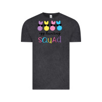 Vintage Black easter egg hunting squad kindergarten squad girls boys kids Vintage Tee - linhVisuals