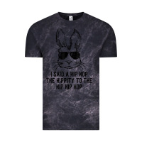 Cloud Black sunglass bunny hip hop hippity  easter gift  mens & womens t shirt Vintage Tee - linhVisuals