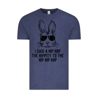 Vintage Denim sunglass bunny hip hop hippity  easter gift  mens & womens t shirt Vintage Tee - linhVisuals