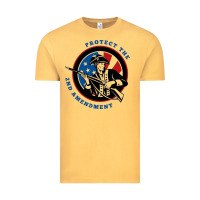 Vintage Mustard american patriot Vintage Tee - linhVisuals