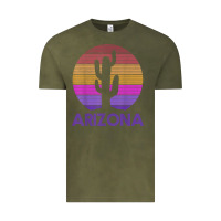 Vintage Olive arizona   vintage retro cactus souvenir gift t shirt Vintage Tee - linhVisuals