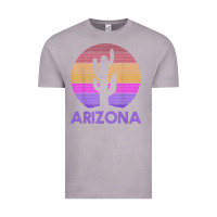 Vintage Zinc arizona   vintage retro cactus souvenir gift t shirt Vintage Tee - linhVisuals