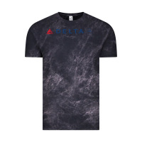 Cloud Black DELTA SKY TEAM Vintage Tee - linhVisuals