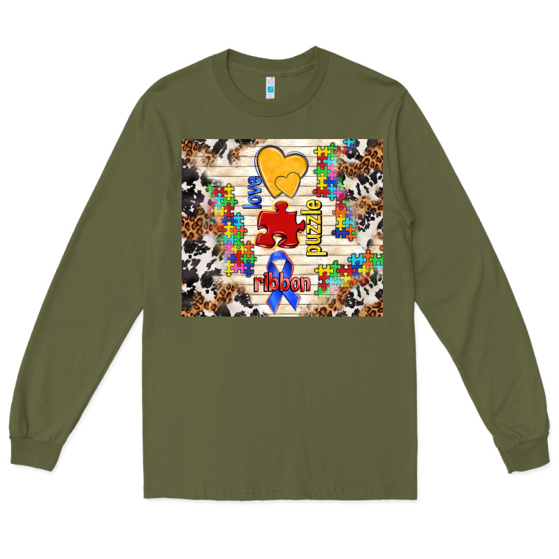 Love Puzzle Ribbon Long Sleeve Tee by TumblerDesignByShophia | Teevron