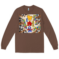 Chestnut love puzzle ribbon Long Sleeve Tee - TumblerDesignByShophia