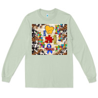 Matcha love puzzle ribbon Long Sleeve Tee - TumblerDesignByShophia
