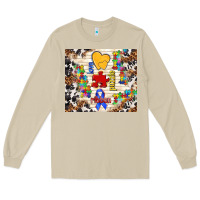 Mushroom love puzzle ribbon Long Sleeve Tee - TumblerDesignByShophia