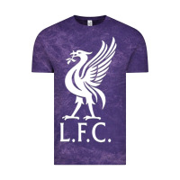 Cloud Purple LIVERPOOL CLUB Vintage Tee - linhVisuals