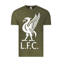 Vintage Olive LIVERPOOL CLUB Vintage Tee - linhVisuals