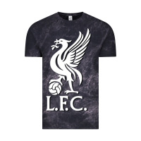 Cloud Black LIVERPOOL CLUB POPULAR Vintage Tee - linhVisuals