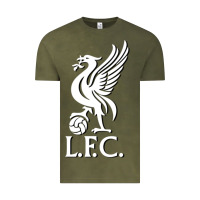 Vintage Olive LIVERPOOL CLUB POPULAR Vintage Tee - linhVisuals