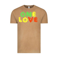 Vintage Camel reggae colors t  shirtone love reggae lovers pattern t  shirt Vintage Tee - linhVisuals