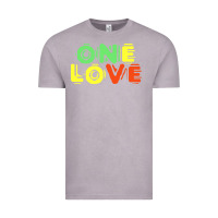 Vintage Zinc reggae colors t  shirtone love reggae lovers pattern t  shirt Vintage Tee - linhVisuals