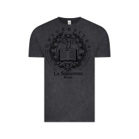 Vintage Black universite paris la sorbonne Vintage Tee - linhVisuals