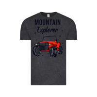 Vintage Black mountain explorer Vintage Tee - linhVisuals