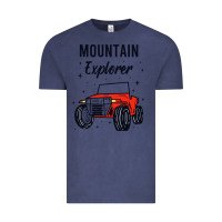 Vintage Denim mountain explorer Vintage Tee - linhVisuals