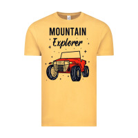 Vintage Mustard mountain explorer Vintage Tee - linhVisuals