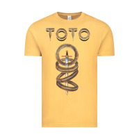 Vintage Mustard TOTO ROCK Vintage Tee - linhVisuals