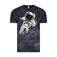 Cloud Black astronaut in the space Vintage Tee - linhVisuals